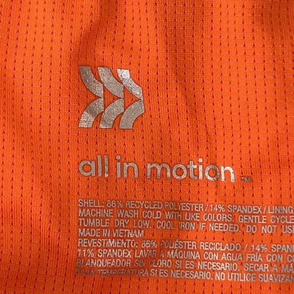 All in Motion Men's Shorts, XL Orange - Picture 7 of 9
